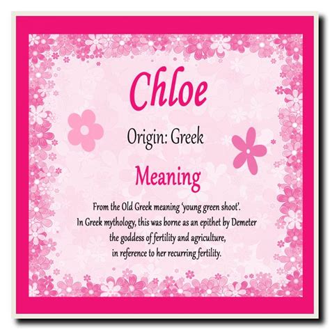 name chloe origin